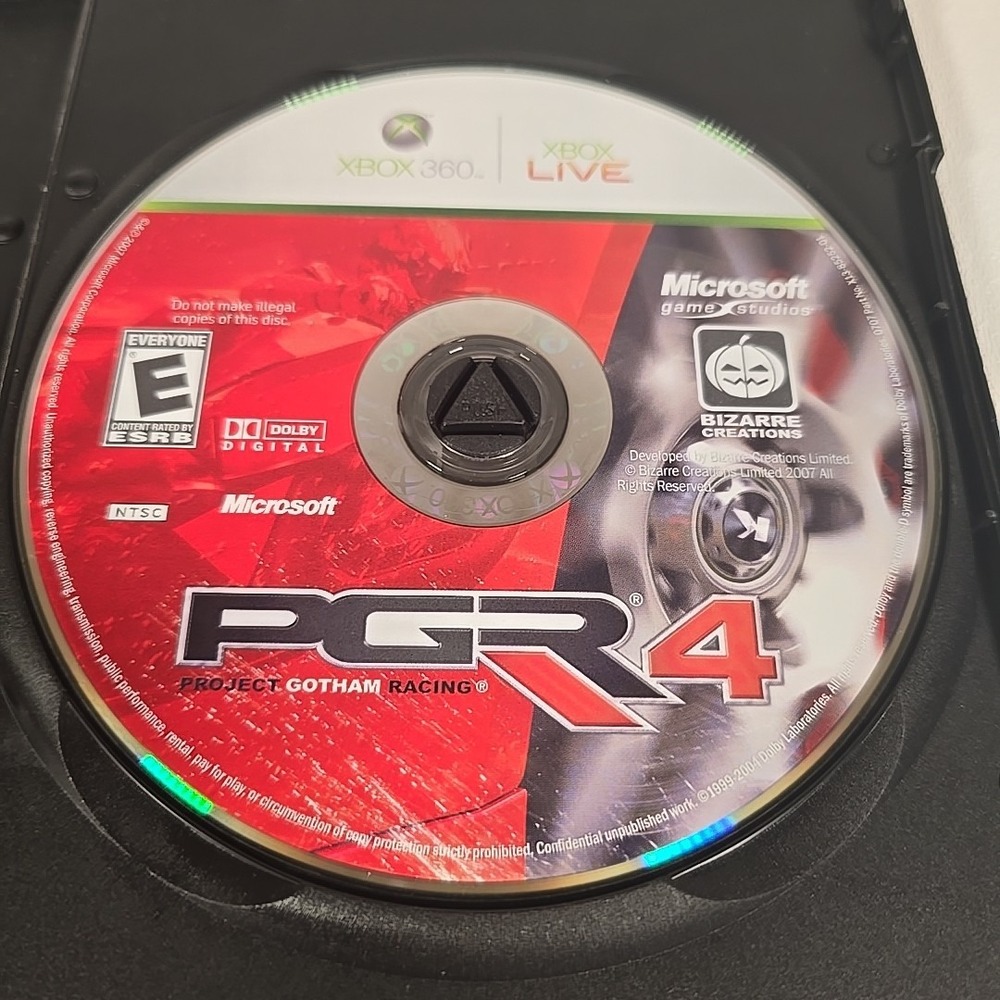 Project Gotham Racing 4 Microsoft Xbox 360 Not Original Box No Manual
